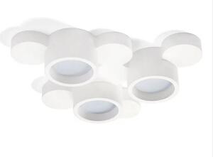 SFORZIN ILLUMINAZIONE Plafoniera a Soffitto Design Moderno da Interno in Gesso 3 Luci colore Bianco - T263 Chio