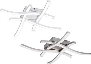 Trio Lighting Plafoniera LED a Soffitto Design Moderno da Interno 4 bacchette colore Bianco - TRI011754 Route