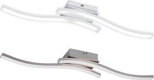 Trio Lighting Plafoniera LED a Soffitto Design Moderno da Interno 2 bacchette colore Bianco - TRI011750 Route