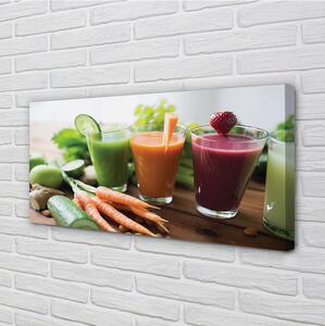 Stampa quadro su tela Cocktail vegetali 100x50 cm