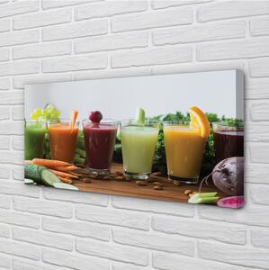 Quadro su tela Cocktail di frutta vegetale 100x50 cm