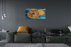 Quadro stampa su tela Fiori di girasoli d'arte 100x50 cm