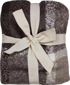Blanco Raya Plaid Coperta Divano e Letto in Acrilico 130x160 cm Fantasia Geometrica - LDR-927