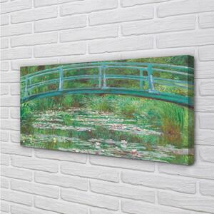 Quadro su tela Ponte dipinto 100x50 cm