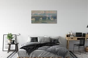 Quadro su tela Art paesaggistico dipinto 100x50 cm