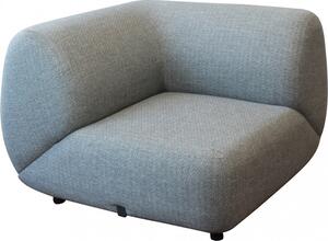 VivaGarden Poltrona da Esterno in Alluminio Dimensioni 112x112x76 cm colore Grigio - Vancouver