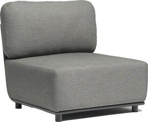 VivaGarden Poltrona da Esterno in Alluminio Dimensioni 71x85x83 cm colore Antracite