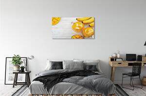 Foto quadro su tela Cocktail di banana mango 100x50 cm