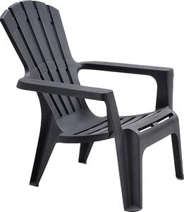 BICA Poltrona da Esterno in Polipropilene Dimensioni 73x80x88 cm colore Nero - Norimberga