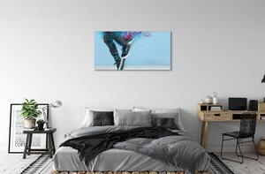 Foto quadro su tela Gambe colorate ciapki 100x50 cm