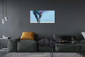 Foto quadro su tela Gambe colorate ciapki 100x50 cm