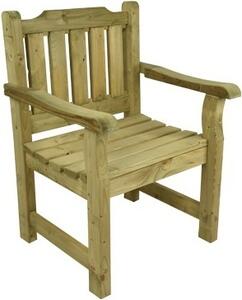 VivaGarden Poltrona da Esterno in Legno Dimensioni 70x60x90 cm colore Legno - Arkadia
