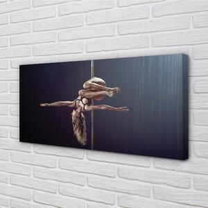 Quadro su tela Dance Pipe Woman 100x50 cm