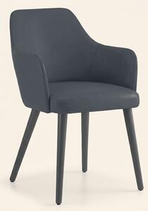 Living Design Poltrona Moderna in Microfibra colore Blu - Liza