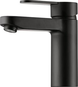 Miscelatore per bagno KARDON 2 in BLACK MATT con scarico a scomparsa / miscelatore per lavabo / miscelatore per bagno
