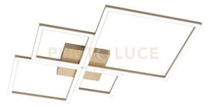 Four squares applique-plafoniera 70 cm. gold 1162-70-go