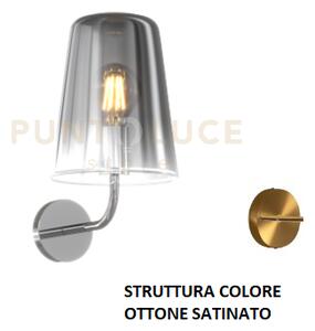 Applique ottone sat. 1 luce cromo 1164os-at-cr