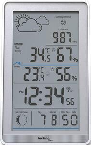 Technoline WS 9218 Stazione meteorologica/termometro (interno, esterno) argento