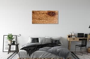 Quadro stampa su tela Cade il legno d'acqua 100x50 cm