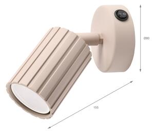 Brilagi - Faretto da parete CRISPINA 1xGU10/10W/230V beige