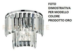 Applique castle oro 3 luci attacco g9 l.25,5cm