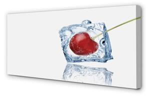 Quadro su tela Cherry Ice Cube 100x50 cm