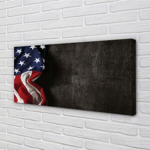 Foto quadro su tela Flag degli Stati Uniti 100x50 cm