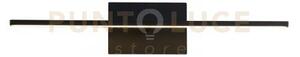Applique da parete amalfi led ip44, metallo nero opaco