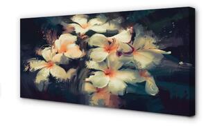 Quadro su tela Immagine dei fiori 100x50 cm