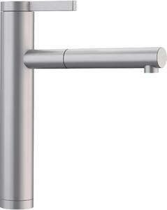 BLANCO LINEE-S miscelatore da cucina monocomando in acciaio inox satinato | alta pressione