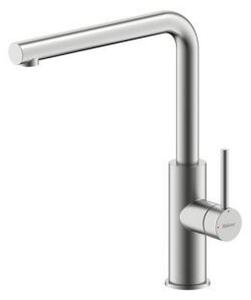 Miscelatore NABER NAMOR 3 in ACCIAIO INOX spazzolato con bocca fissa girevole / Miscelatore da cucina / Miscelatore monocomando