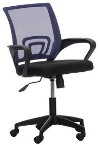 Sedia da ufficio CLP, modello Auburn, di colore viola, con altezza regolabile e girevole
