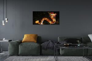 Foto quadro su tela Drago giapponese bagliore 100x50 cm