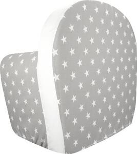Baby Idea Poltroncina per Bambini Sfoderabile a Stelle colore Grigio - 56855GR