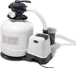 Intex Pompa Di Filtraggio a Sabbia per Piscine 12000 Lt/H Hp 0.75 - 26652