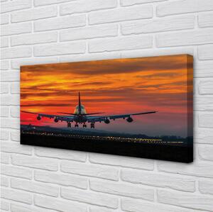Stampa quadro su tela Nuvole di aeromobili occidentali 100x50 cm