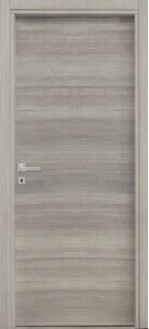 Contract Porta Interna a Battente 210x60 cm in MDF Reversibile colore Rovere Grigio Microtec