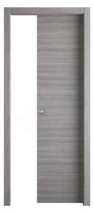Naddeo Porte Porta Scorrevole 70x210 cm in MDF colore Micro Grigio Ginevra - POMKMGSCR207010