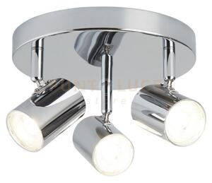 Faretto rotondo rollo 3lt - metallo cromato