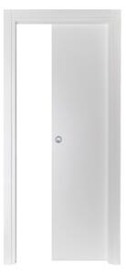 Naddeo Porte Porta Scorrevole 80x210 cm in MDF colore Micro Bianco Ginevra - POMKMBSCR208010