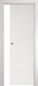 NBrand Porta Scorrevole 210x70 cm in MDF colore Frassino / Bianco - KA02I2SA001FRB