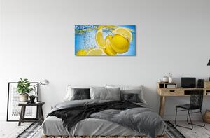 Quadro su tela Limoni in acqua 100x50 cm