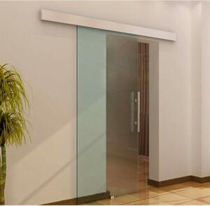 Brugel Porta Scorrevole In Vetro Temperato Satinato con Binario 90x205 cm - E70001