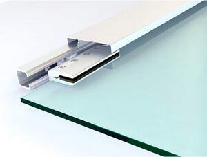 Brugel Porta Scorrevole In Vetro Temperato Satinato con Binario 90x205 cm - E70001