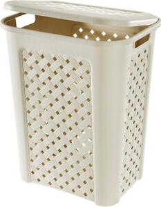 Tontarelli Portabiancheria 30 lt Arianna 37.5x27.5xh46.8 cm Plastica Angora - 8105451210