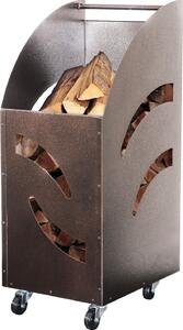 NBrand Portalegna da interno con ruote 32x42x80h cm - 601 Comodo