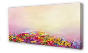 Quadro su tela Immagina fiori paradiso 100x50 cm