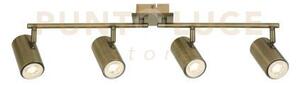 X meteor 4lt split bar spotlight - metallo ottone anticato
