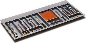 GOLLINUCCI Portaposate per cassetto in plastica colore grigio - 783