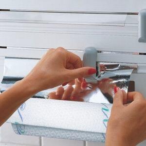 Leifheit Portarotolo a parete Parat per scottex / cartaforno e pellicola 38 cm ComfortLine Bianco Plastica - 25703